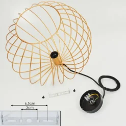 Lampes Industrielles-hofstein Suspension Miton Noir, 1 lumière