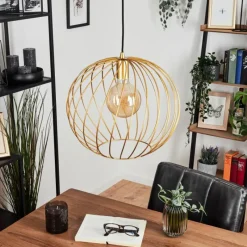 Lampes Industrielles-hofstein Suspension Miton Noir, 1 lumière