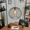 Lampes Industrielles-hofstein Suspension Miton Noir, 1 lumière