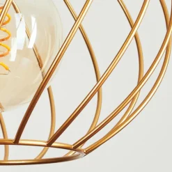 Lampes Vintages & Rétros-hofstein Suspension Miton Noir, 1 lumière