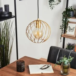 Lampes Vintages & Rétros-hofstein Suspension Miton Noir, 1 lumière