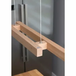 Luminaires Scandinaves-hofstein Suspension Mixto LED Chrome, Écru, 2 lumières