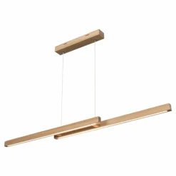Luminaires Scandinaves-hofstein Suspension Mixto LED Chrome, Écru, 2 lumières
