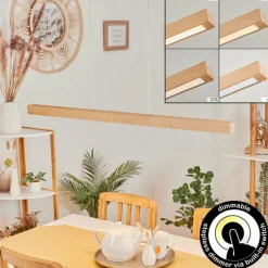 Luminaires Scandinaves-hofstein Suspension Mixto LED Chrome, Écru, 1 lumière