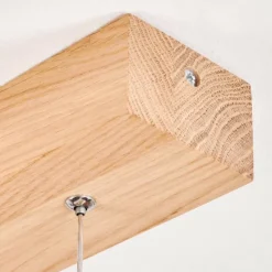 Luminaires Scandinaves-hofstein Suspension Mixto LED Chrome, Écru, 2 lumières