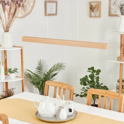 Luminaires Scandinaves-hofstein Suspension Mixto LED Écru, 1 lumière