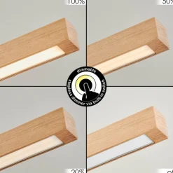 Luminaires Scandinaves-hofstein Suspension Mixto LED Écru, 1 lumière