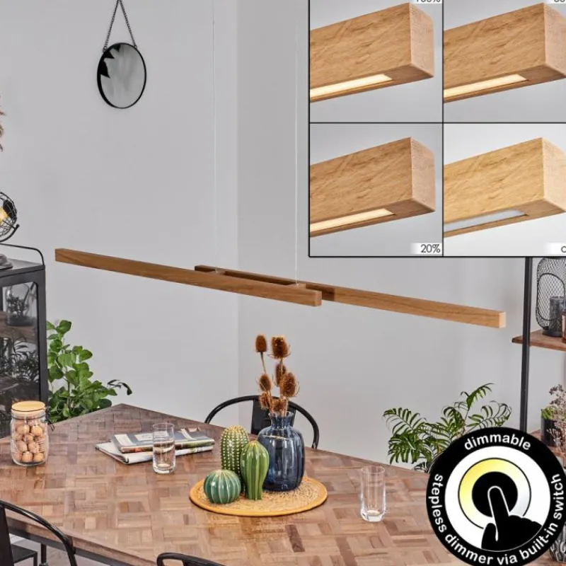 Luminaires Scandinaves-hofstein Suspension Mixto LED Écru, 2 lumières