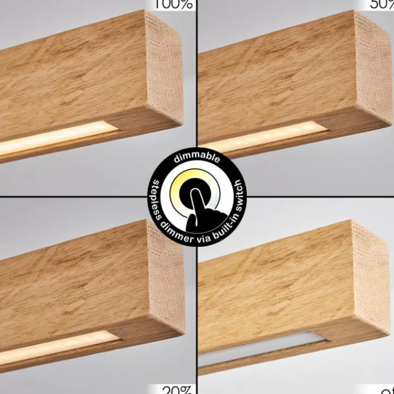 Luminaires Scandinaves-hofstein Suspension Mixto LED Écru, 2 lumières