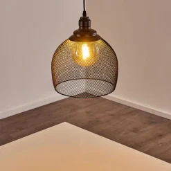 Lampes Vintages & Rétros-hofstein Suspension Moholm Noir, 1 lumière