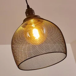 Lampes Vintages & Rétros-hofstein Suspension Moholm Noir, 1 lumière