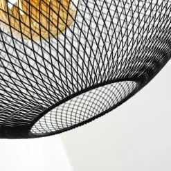 Lampes Vintages & Rétros-hofstein Suspension Moholm Noir, 1 lumière