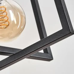 Lampes Industrielles-hofstein Suspension Morenita Noir, 4 lumières