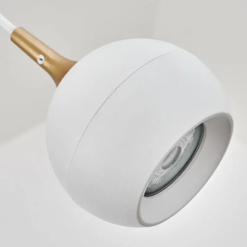 Lampes Dorées-hofstein Suspension Morrison Blanc, 4 lumières