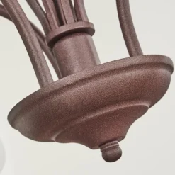 hofstein Suspension Mosquerito Rouille, 3 lumières