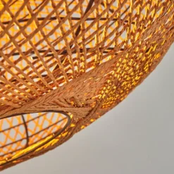 Style Boho-Chic-hofstein Suspension Mulstrand Noir, 1 lumière