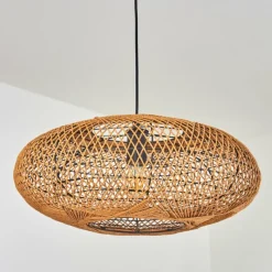 Style Boho-Chic-hofstein Suspension Mulstrand Noir, 1 lumière