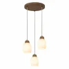 Lampes En Bois-hofstein Suspension Nacimiento Bois clair, 3 lumières