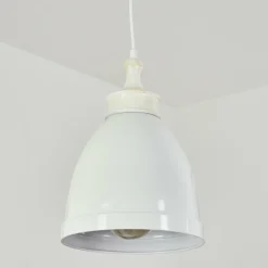Lampes Vintages & Rétros-hofstein Suspension Naipa Blanc, 1 lumière