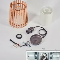 Lampes En Tissu-hofstein Suspension Napili Noir, 1 lumière