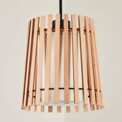 Lampes En Tissu-hofstein Suspension Napili Noir, 1 lumière