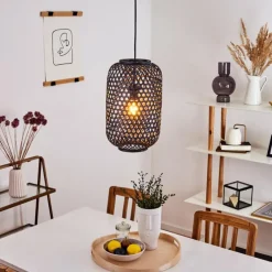 Luminaires Scandinaves-hofstein Suspension Narowai Noir, 1 lumière