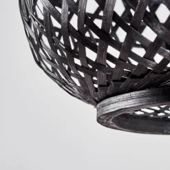 Luminaires Scandinaves-hofstein Suspension Narowai Noir, 1 lumière