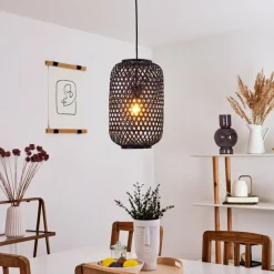 Luminaires Scandinaves-hofstein Suspension Narowai Noir, 1 lumière