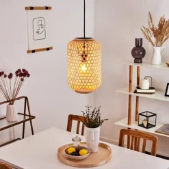 Luminaires Scandinaves-hofstein Suspension Narowai Noir, 1 lumière