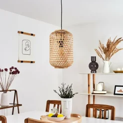 Luminaires Scandinaves-hofstein Suspension Narowai Noir, 1 lumière