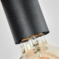 Lampes Vintages & Rétros-hofstein Suspension Nauleua Noir, 3 lumières