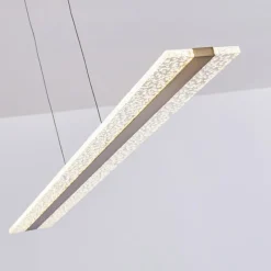 hofstein Suspension Nibe LED Nickel mat, 1 lumière* Suspensions