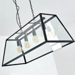 hofstein Suspension Nittorp Noir, 4 lumières