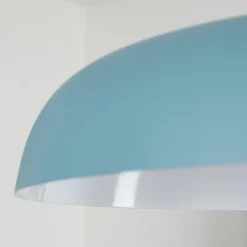 Luminaires Scandinaves-hofstein Suspension Noez Bleu, 1 lumière