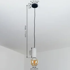 Luminaires Scandinaves-hofstein Suspension Nonume Noir, 1 lumière