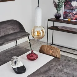 Luminaires Scandinaves-hofstein Suspension Nonume Noir, 1 lumière