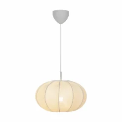 Lampes En Tissu-Luminaires Nordlux Suspension Nordlux AERON Blanc, 1 lumière