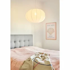 Lampes En Tissu-Luminaires Nordlux Suspension Nordlux AERON Blanc, 1 lumière