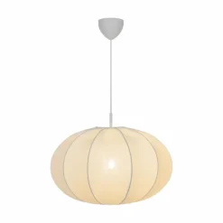 Lampes En Tissu-Luminaires Nordlux Suspension Nordlux AERON Blanc, 1 lumière
