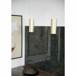 Luminaires Scandinaves-Luminaires Nordlux Suspension Nordlux ALANIS Laiton, 1 lumière