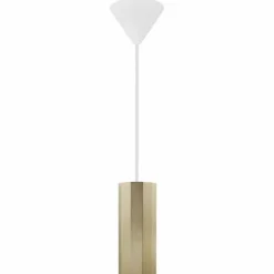 Luminaires Scandinaves-Luminaires Nordlux Suspension Nordlux ALANIS Laiton, 1 lumière