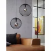 Luminaires Scandinaves-Luminaires Nordlux Suspension Nordlux BERONI Noir, 1 lumière