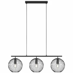 Lampes À Boules-Luminaires Nordlux Suspension Nordlux BERONI Noir, 3 lumières