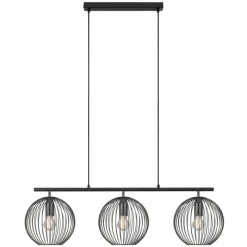 Lampes À Boules-Luminaires Nordlux Suspension Nordlux BERONI Noir, 3 lumières