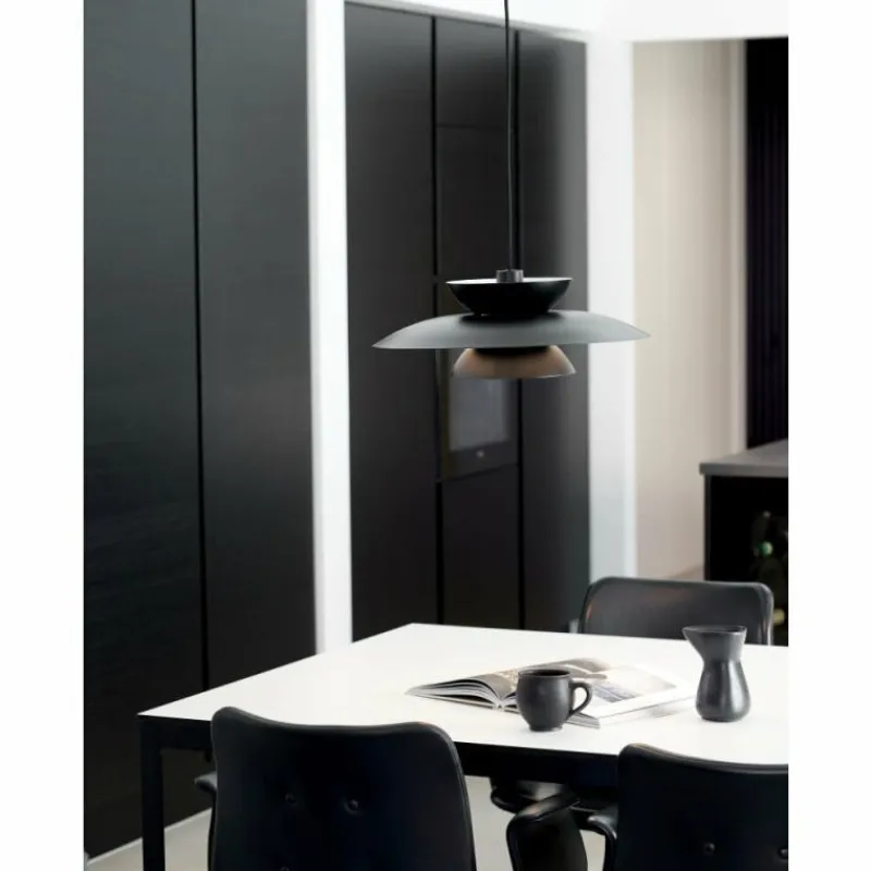 Luminaires Scandinaves-Luminaires Nordlux Suspension Nordlux CARMEN Noir, 1 lumière