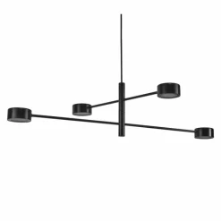 Luminaires Nordlux Suspension Nordlux CLYDE LED Noir, 4 lumières* Éclairage Led