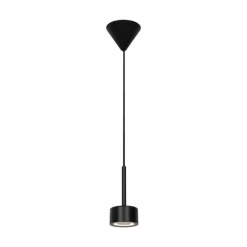 Luminaires Scandinaves-Luminaires Nordlux Suspension Nordlux CLYDE LED Noir, 1 lumière