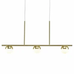 Luminaires Nordlux Suspension Nordlux CONTINA Laiton, 3 lumières