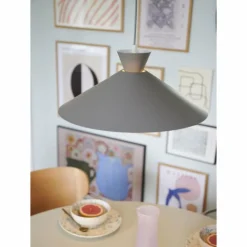 Luminaires Scandinaves-Luminaires Nordlux Suspension Nordlux DIAL Gris, 1 lumière