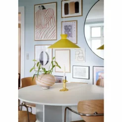 Luminaires Scandinaves-Luminaires Nordlux Suspension Nordlux DIAL Jaune, 1 lumière